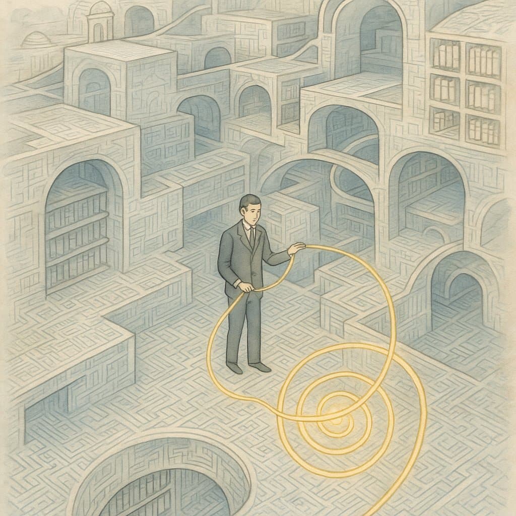 Titelbild: DeepScroll und Recursive Language Models — Warum 10M+ Kontext bei großen Codebases praktisch Gold wert ist