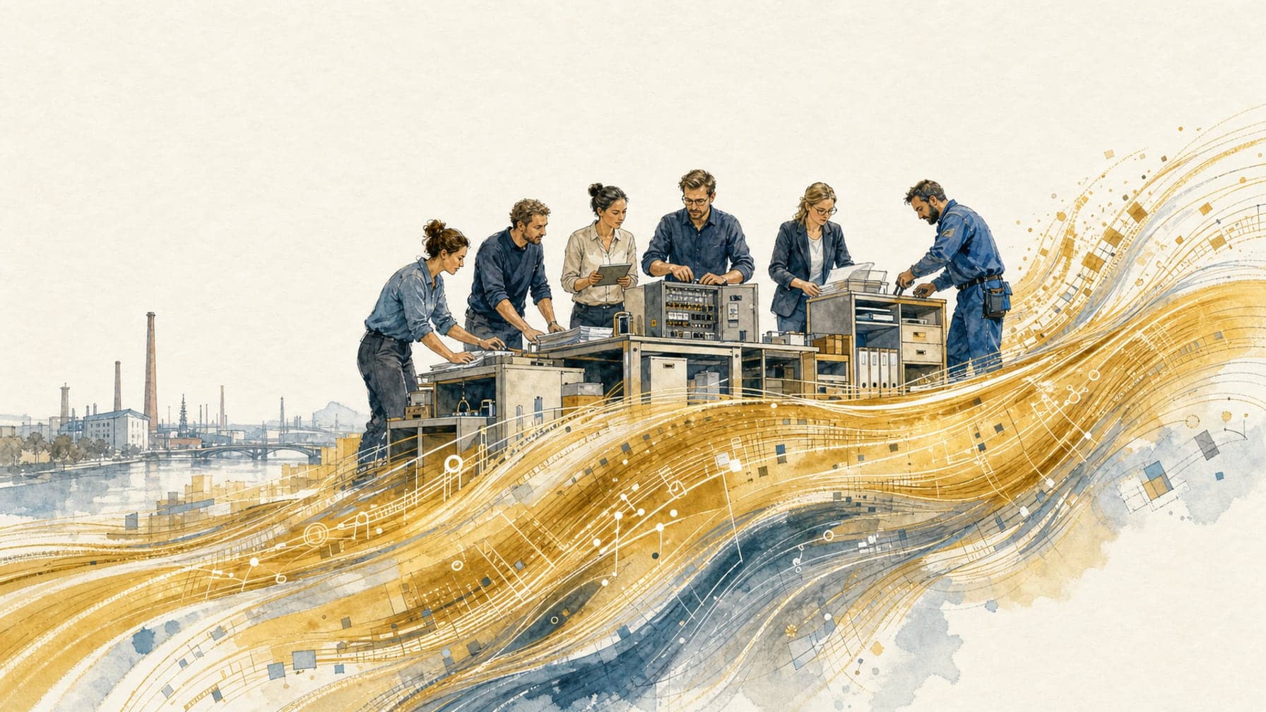 Hero image: Die goldene Welle: Aus geliehener Intelligenz eigenes Vermögen bauen