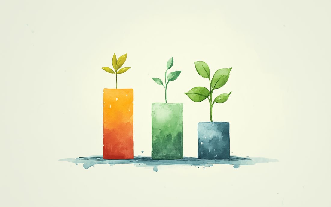 Geschäftsleute diskutieren über maßgeschneiderte KI-Strategien im Mittelstand