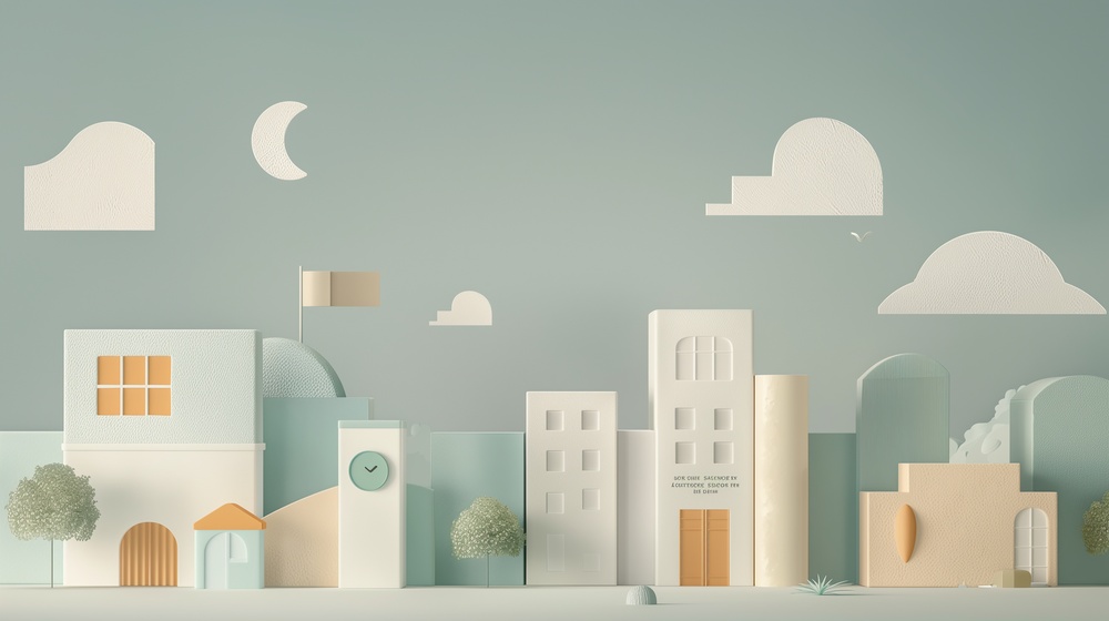 Strategische Darstellung verschiedener europäischer Vorteile als Bausteine für Startup-Erfolg