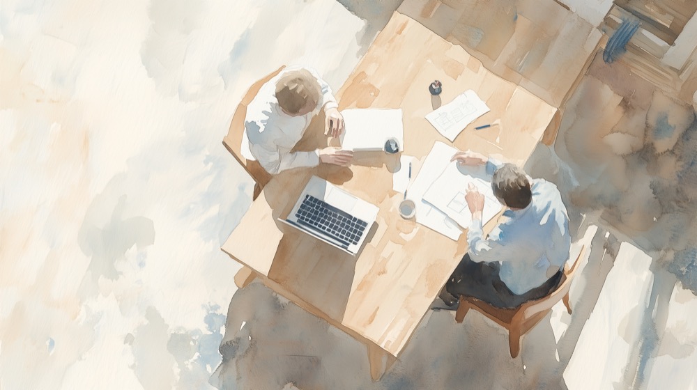 Beratungsworkshop mit Geschäftsführung und KI-Experten