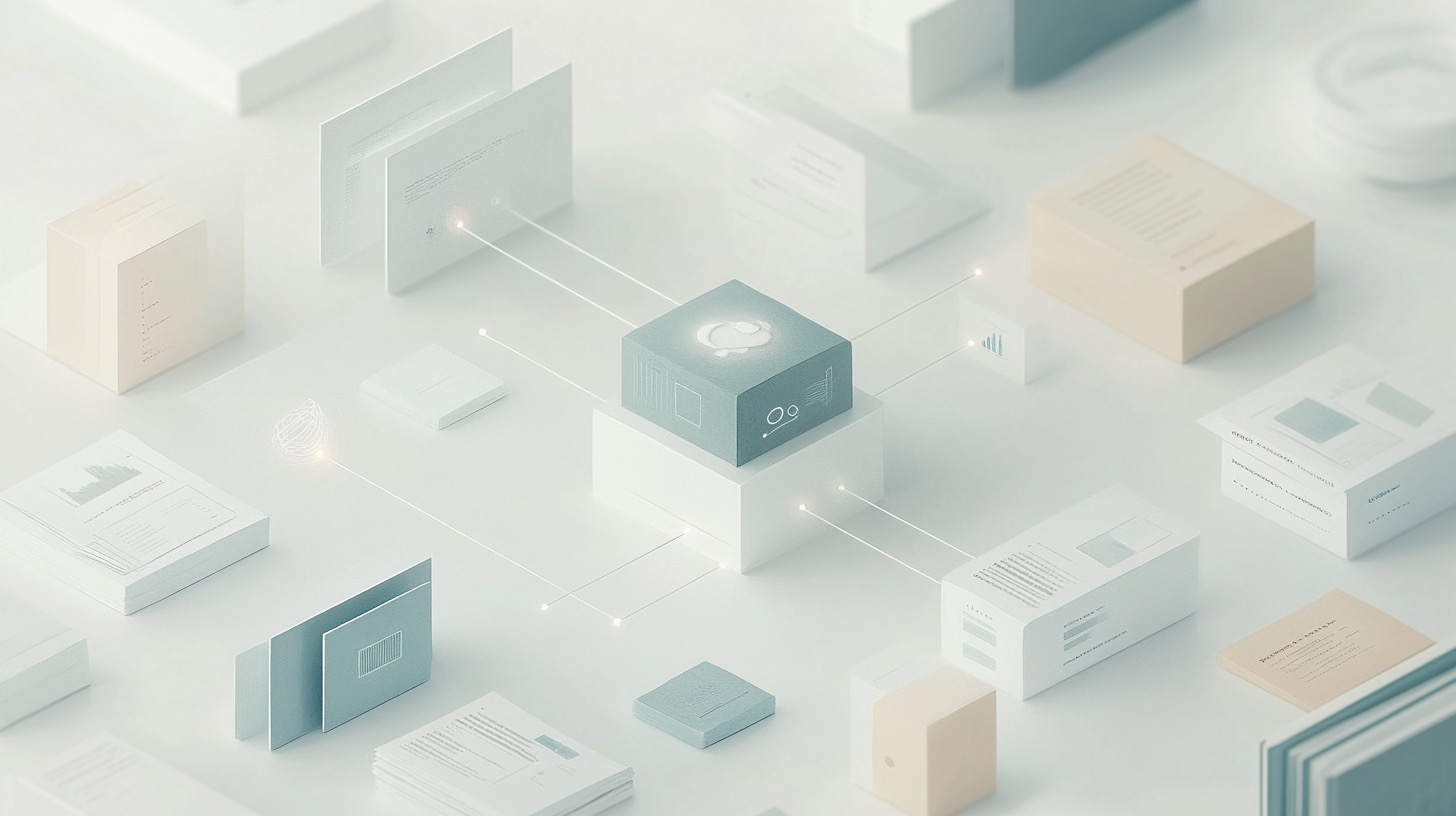 Diagramm zeigt Integration von KI in bestehende Unternehmenssysteme wie ERP und CRM