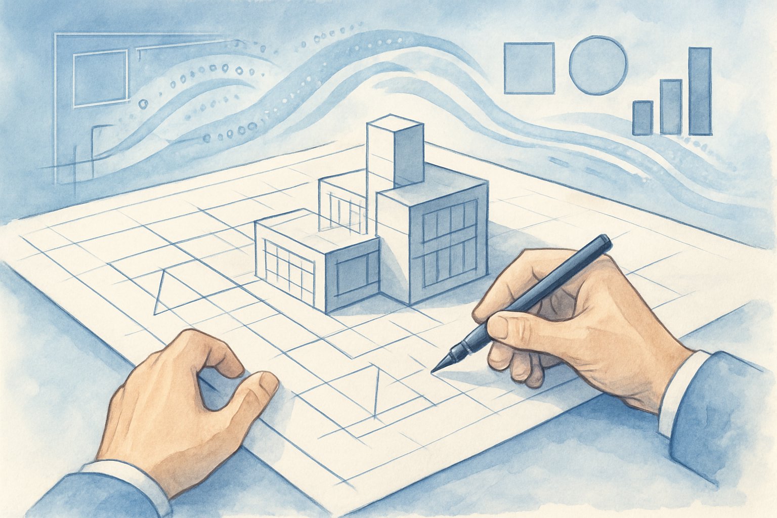 Telefonvermittlungsanlage als Metapher für moderne agentenfähige Softwarearchitektur mit austauschbaren Schnittstellen